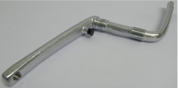 Hulzebos crank one piece bmx silver