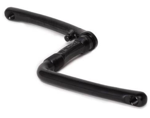 BMX crank one piece black