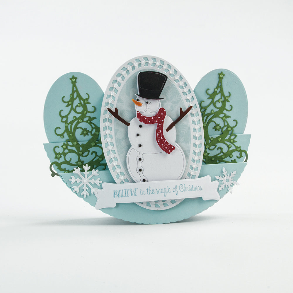 Tonic studios • rococo die joyful snowman