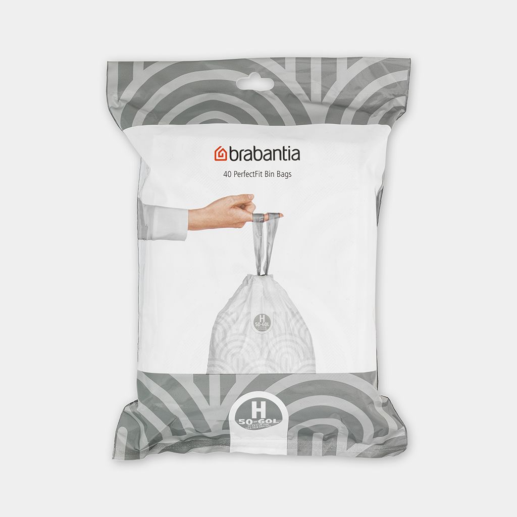 Brabantia waste bag h 50-60ltr 40 bags