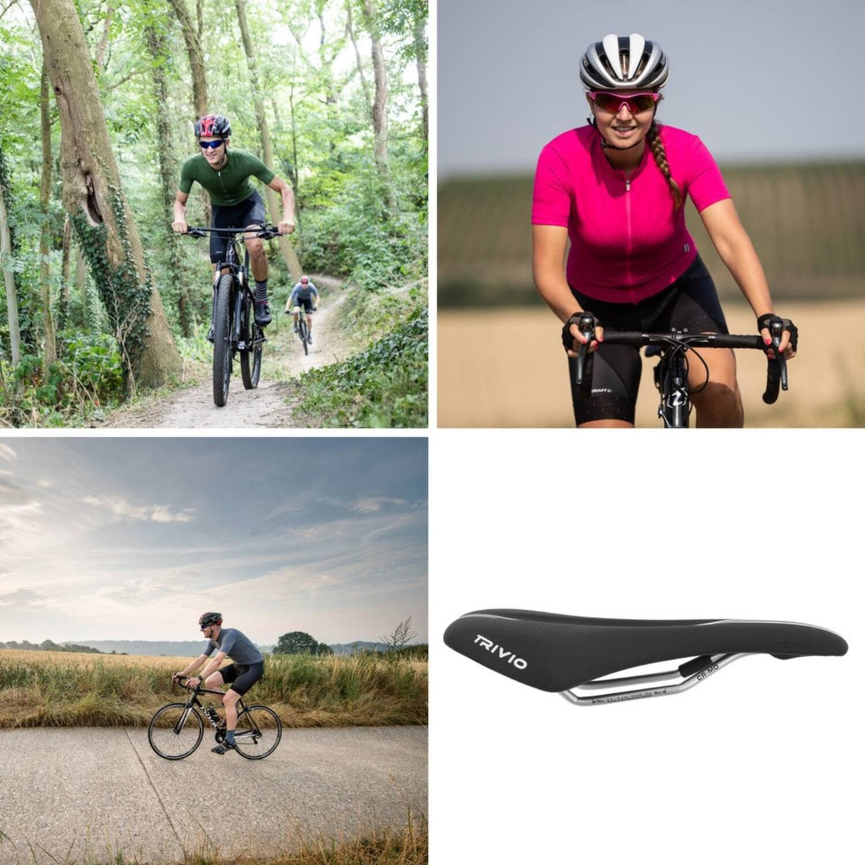 Trivio - gorilla pfs bicycle saddle black pfs