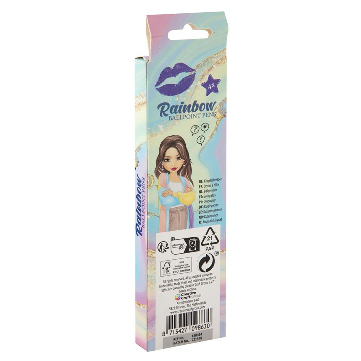 Besties Ballpoint Pen, 4 pcs.