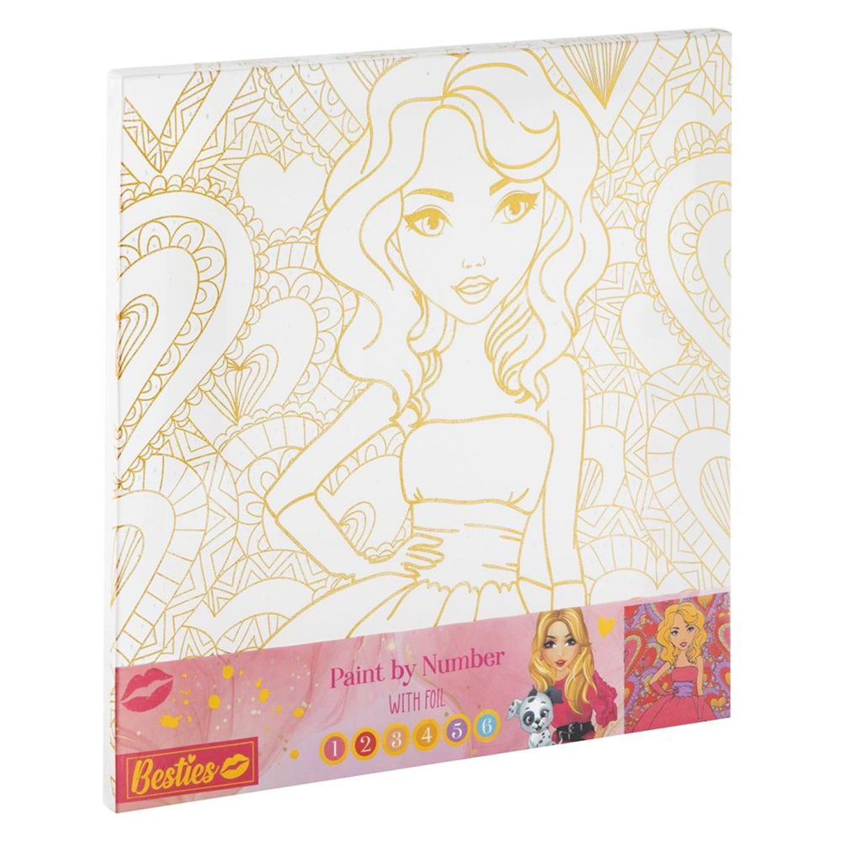 Grafix schilderen op nummer 30x30cm