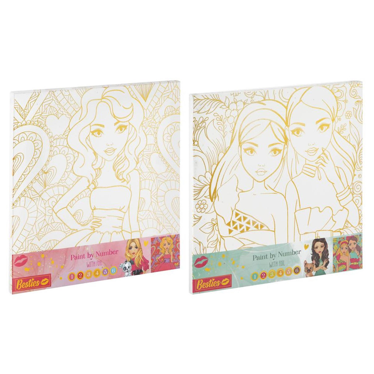 Grafix schilderen op nummer 30x30cm