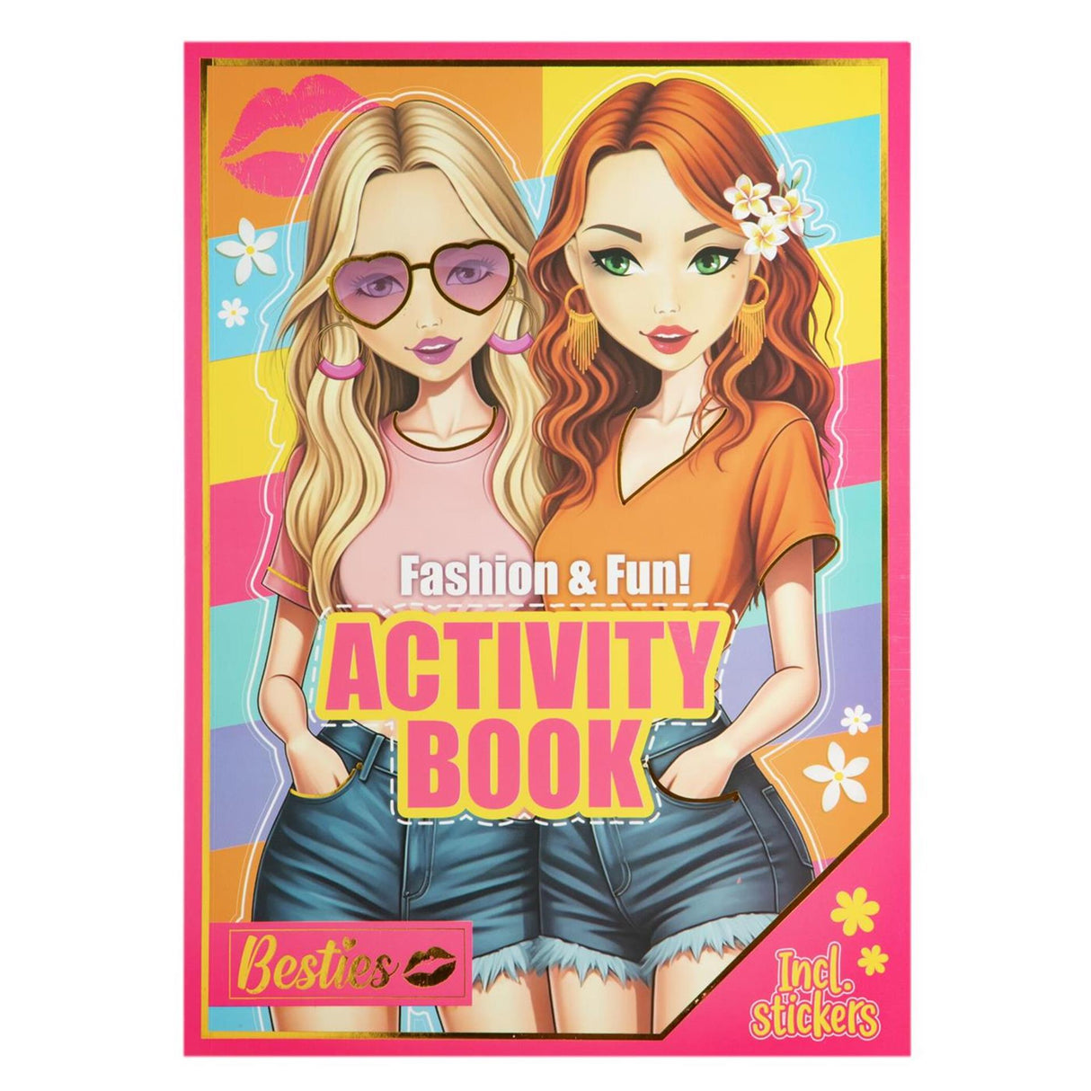 Creative craft group activity book A4 - 24 sheets with stickers