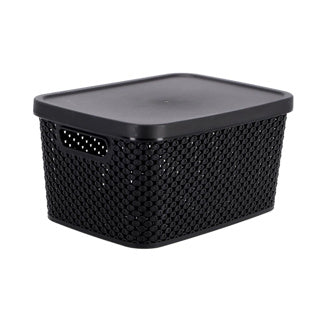 Storage box with lid 2 assorted