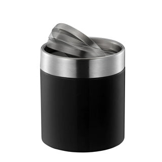 Eko table waste bin fandy 1.5l - black | 2 pcs