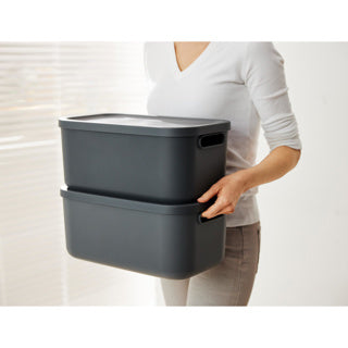 Rotho albula storage box 12l anthracite