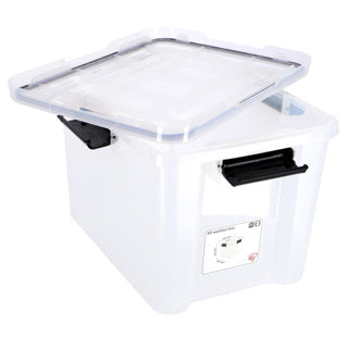 Iris airtight box 20l transparent 40x30x25 cm | 2 pcs