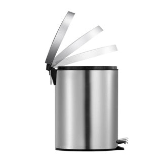 EKO PEDAL BIN 5L Classic Mat de acero inoxidable