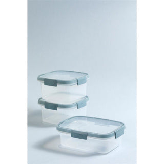 Posoda za svežo hrano Curver smart pravokotna 3,5l prozorna siva