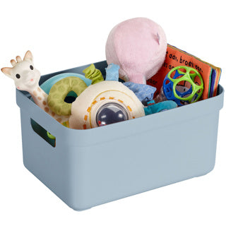 Sigma home opbergbox 5l blauw 252x175x122mm | 3 stuks