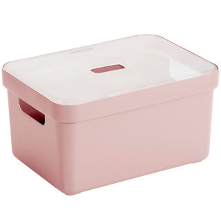 Sigma home opbergbox 5l roze 252x175x122mm | 3 stuks