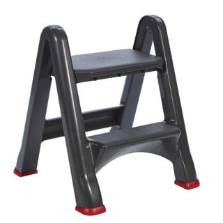 Curver folding step anthracite red