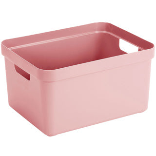 Sigma home opbergbox 32l roze 445x345x243mm | 2 stuks