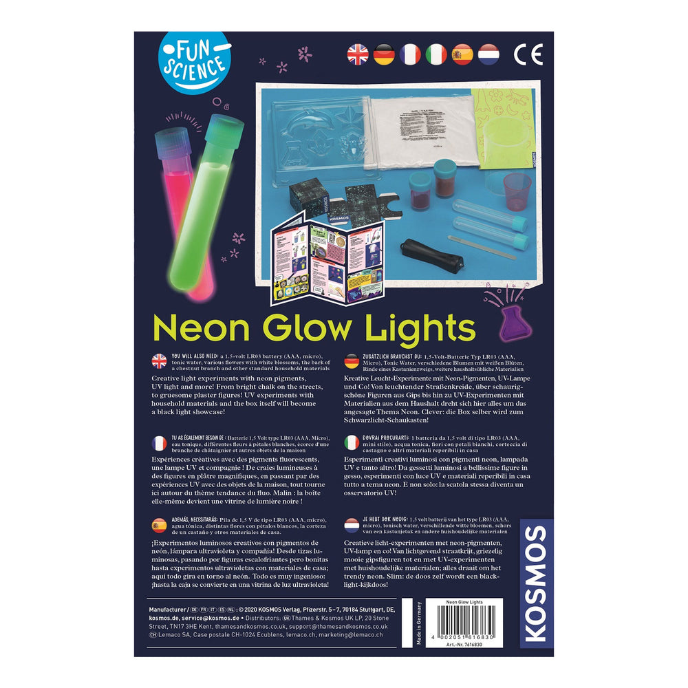 Cosmos Neon Glow -experiment