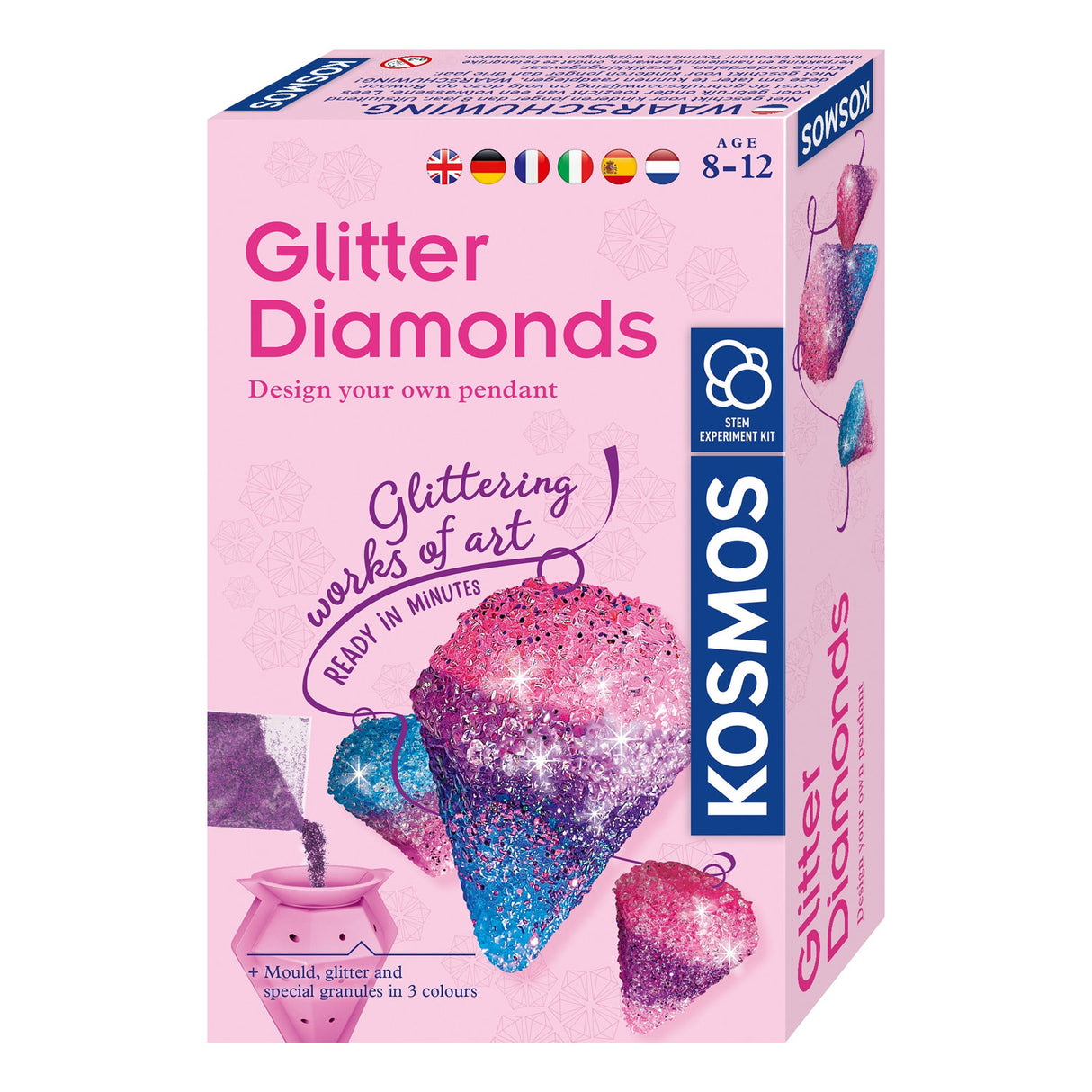 Making cosmos glitter diamonds