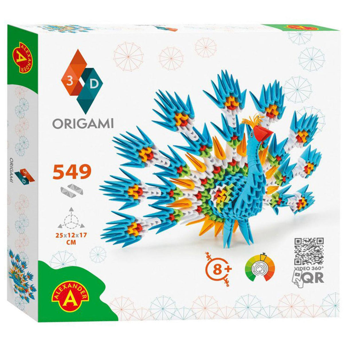 Origami 3d - Peacock, 549 ks.