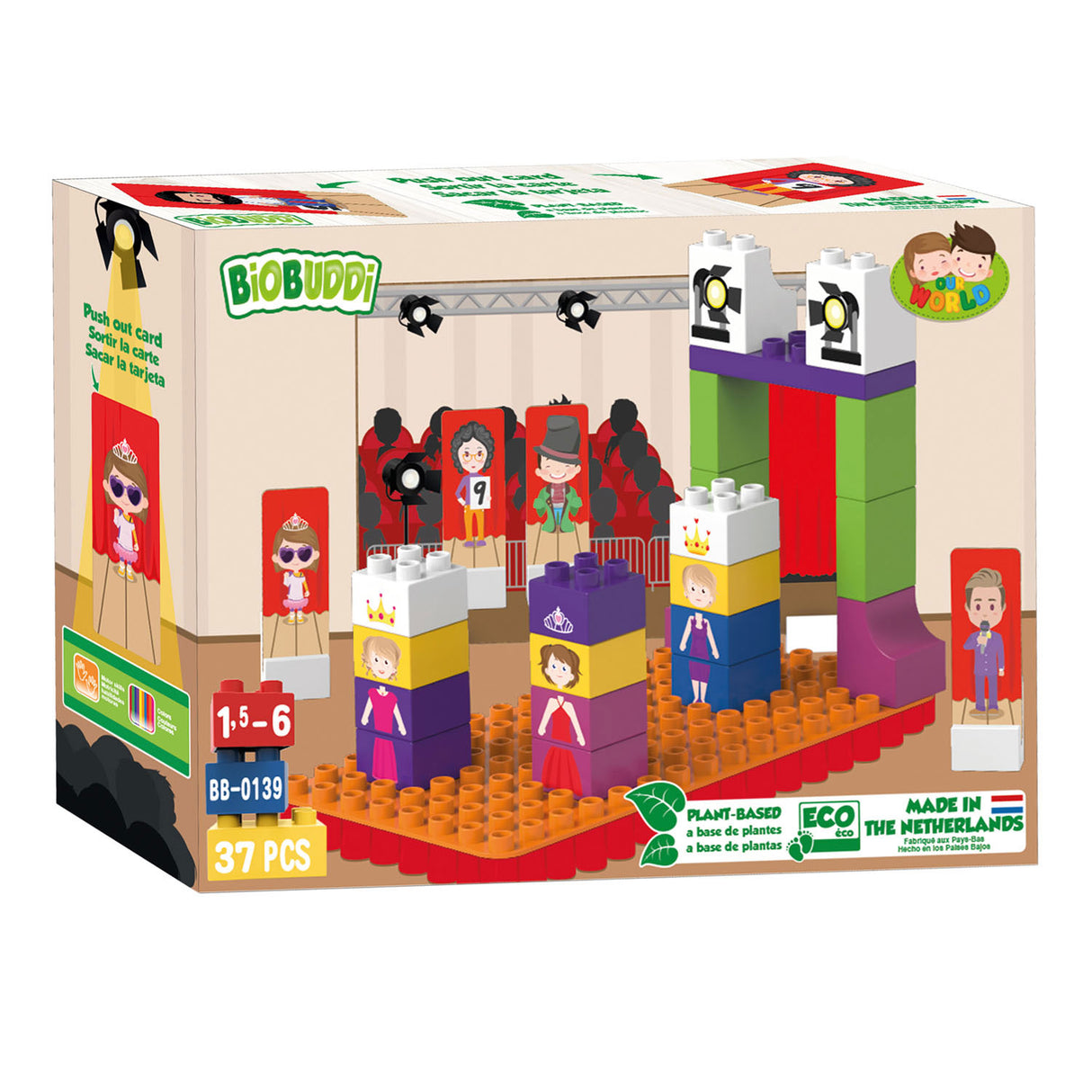 Biobuddi Bouwset Catwalk, 37dlg.