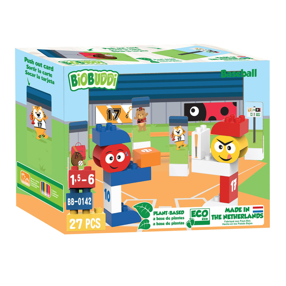 Biobuddi baseball building set - 27 pcs.