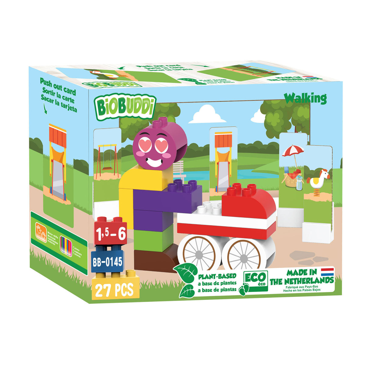 BiOBUDDi Konstrukcinis rinkinys Stoller Walk, 27 vnt.