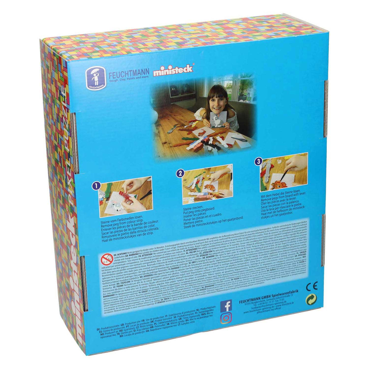 Ministeck family set mega fun - xxl box, 4000 pcs.