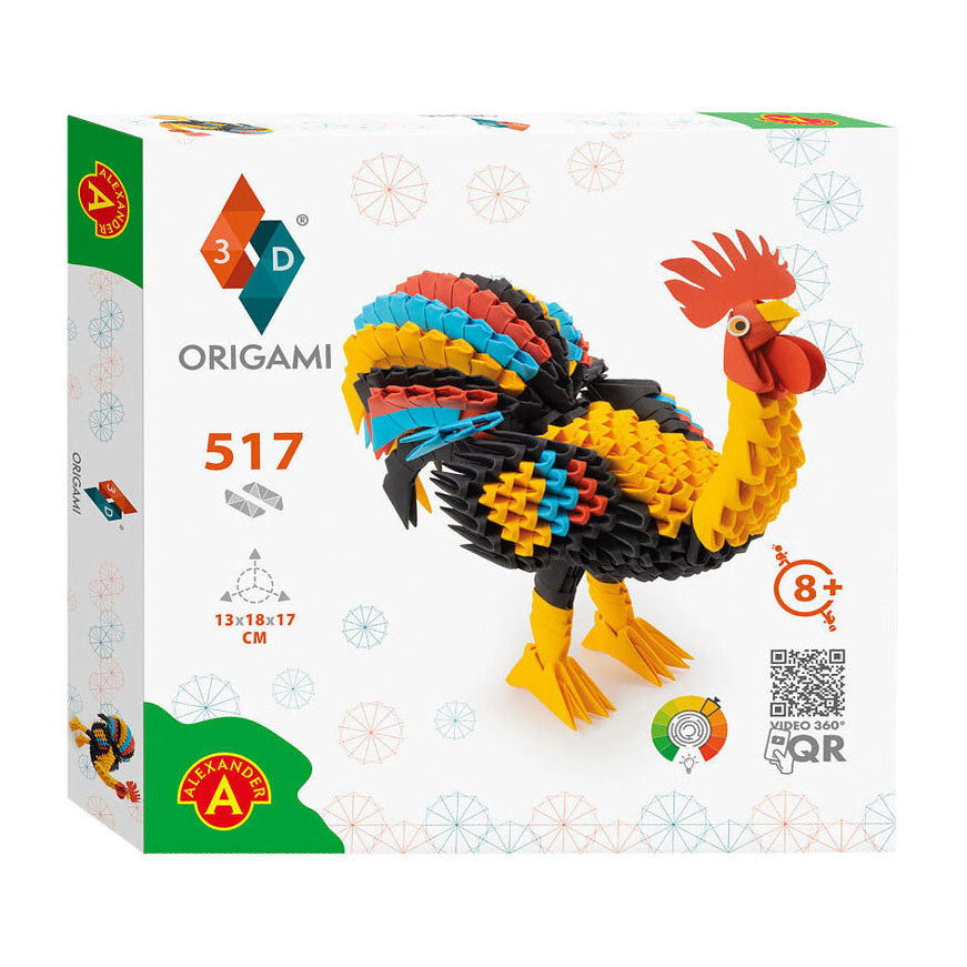 Selecta origami 3d gaidys, 517 vnt