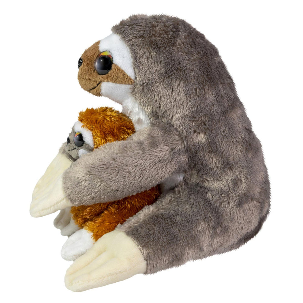 Lumo Stars Sloth Plush Toy Caramel and Coffee, 24cm