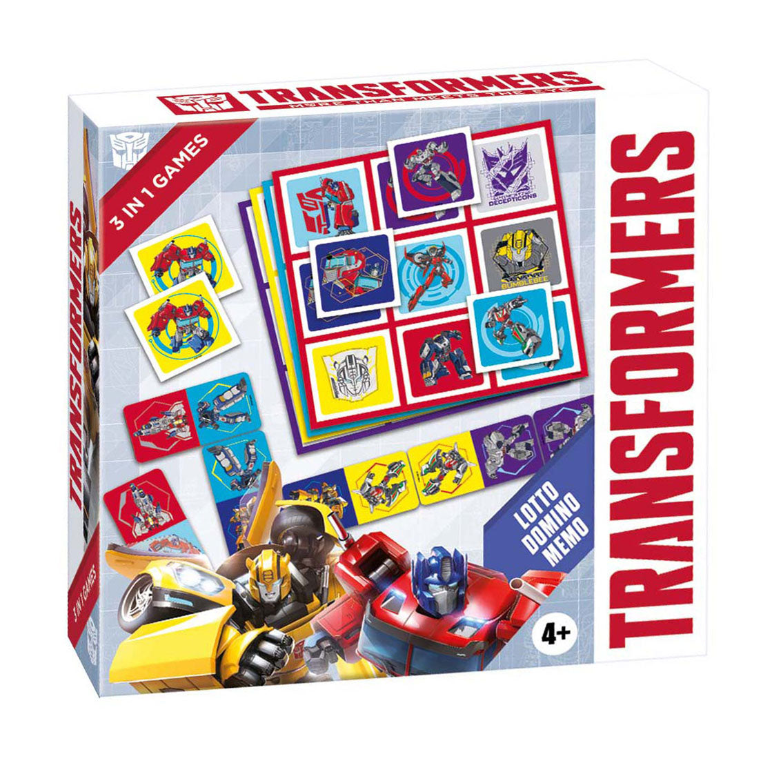 Selecta transformers 3v1 memo loto domino