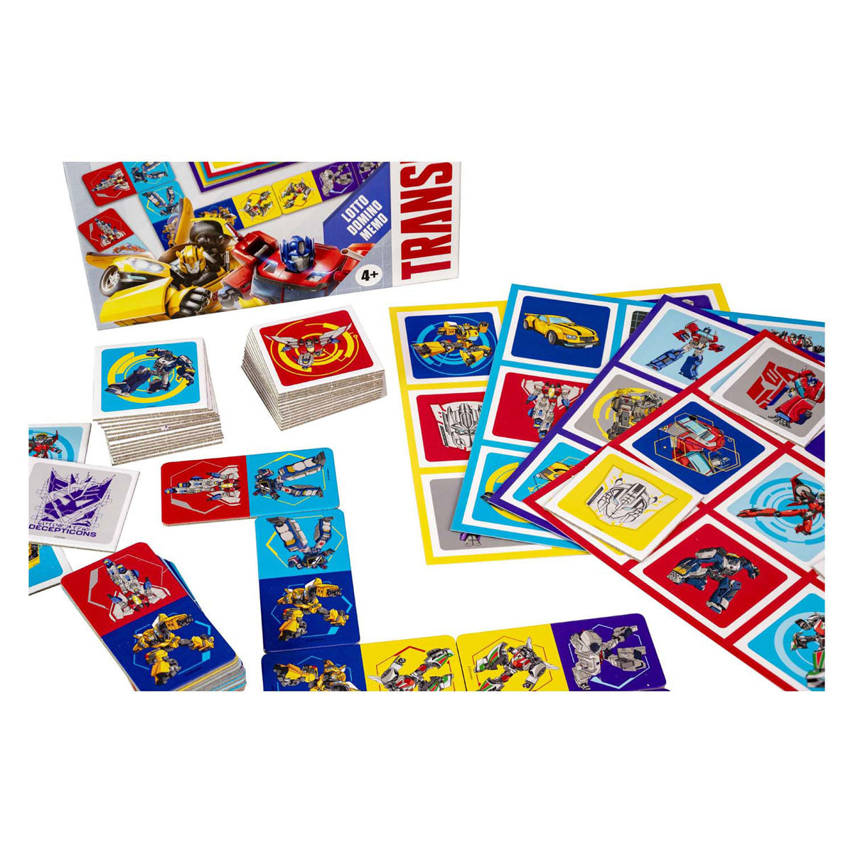 Selecta transformers 3v1 memo loto domino