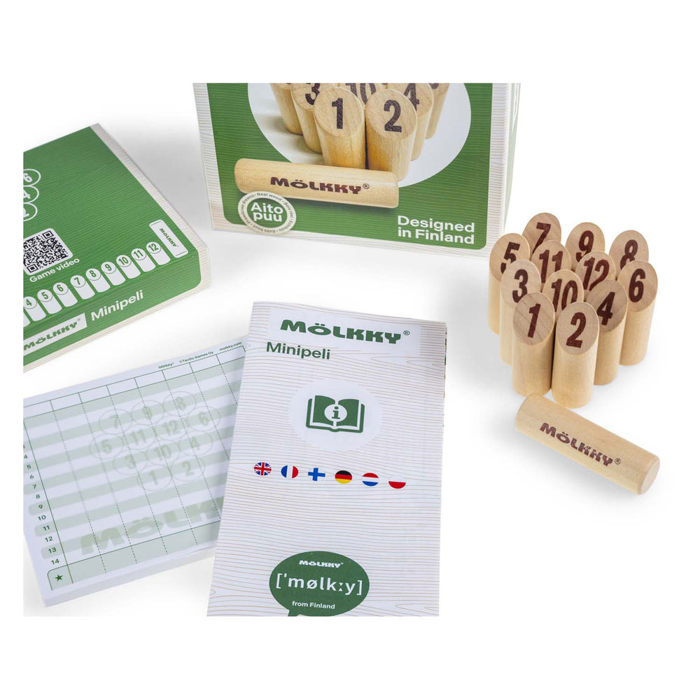 Selecta molkky mini game throwing game