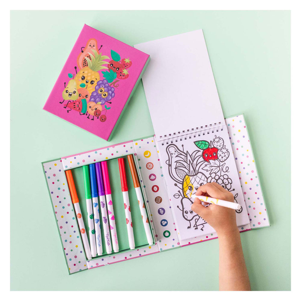 Selecta coloring pages with scents - fruity cutie