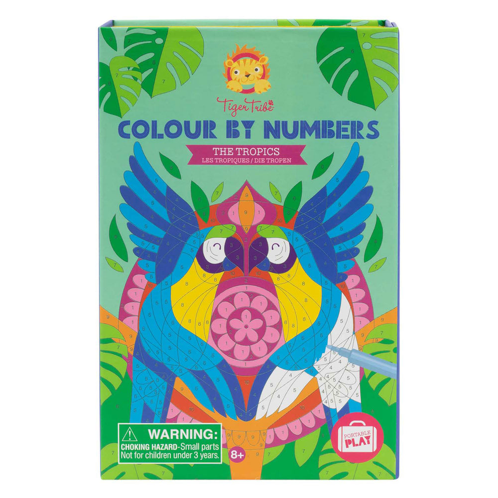 Selecta color by number - the tropics