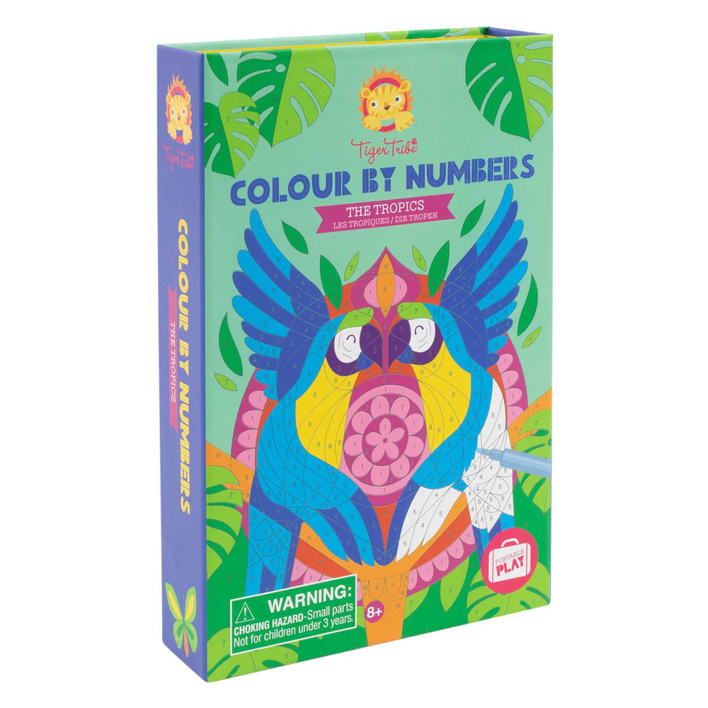 Selecta color by number - the tropics