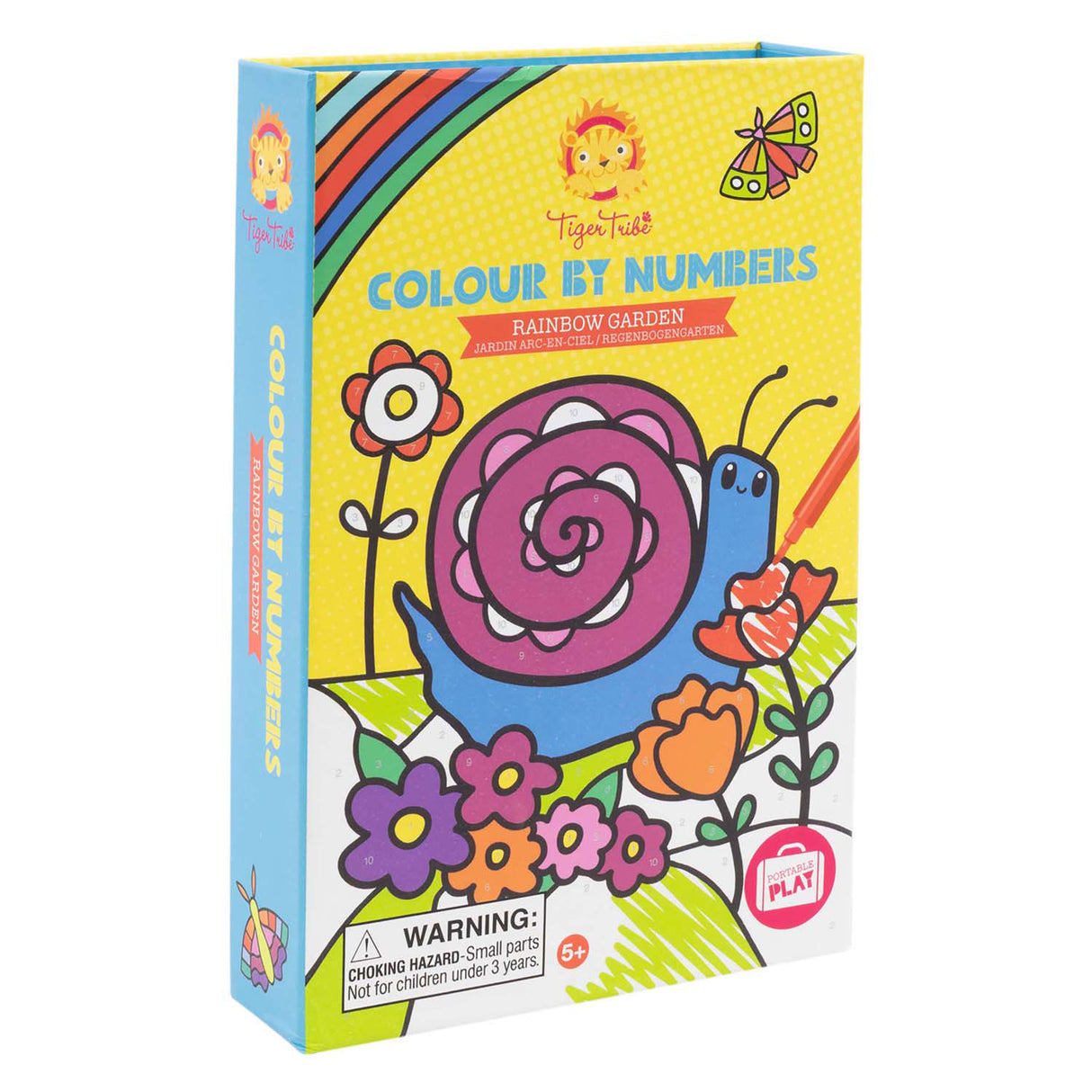 Välj en färg efter nummer - regnbågsträdgård