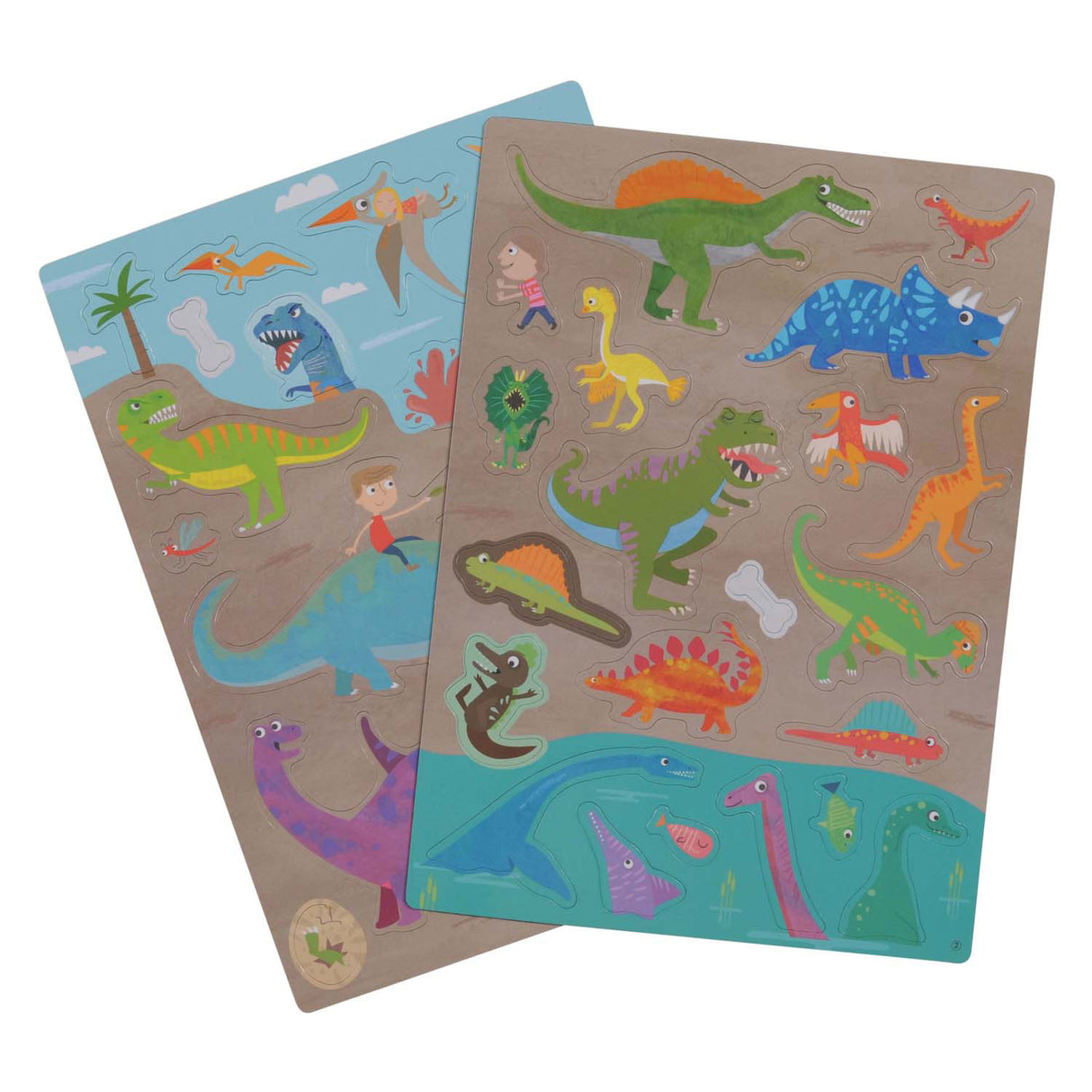 Selecta magna carry - магнитна книга динозавър