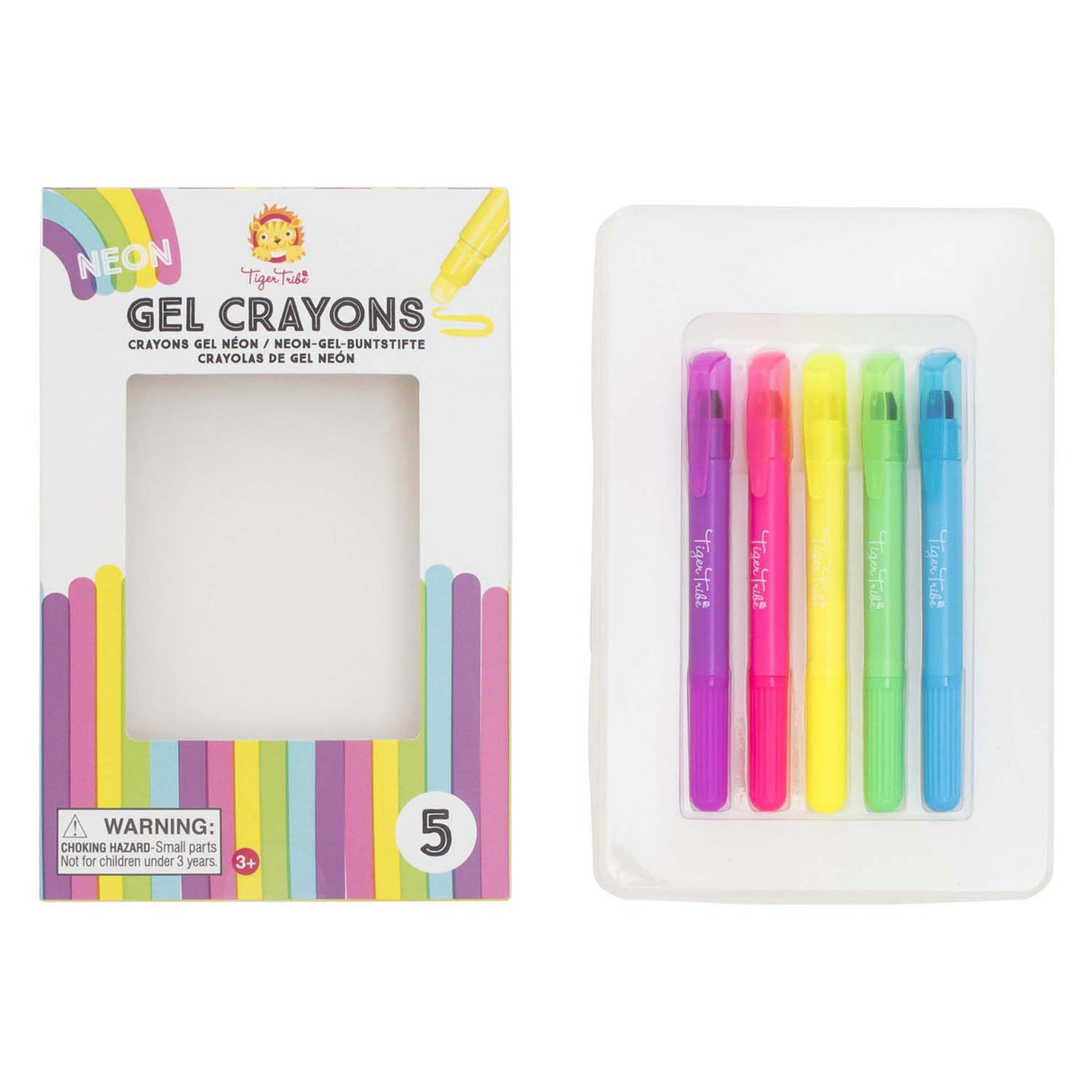 SelectA Neon Gel Chalks, 5st.