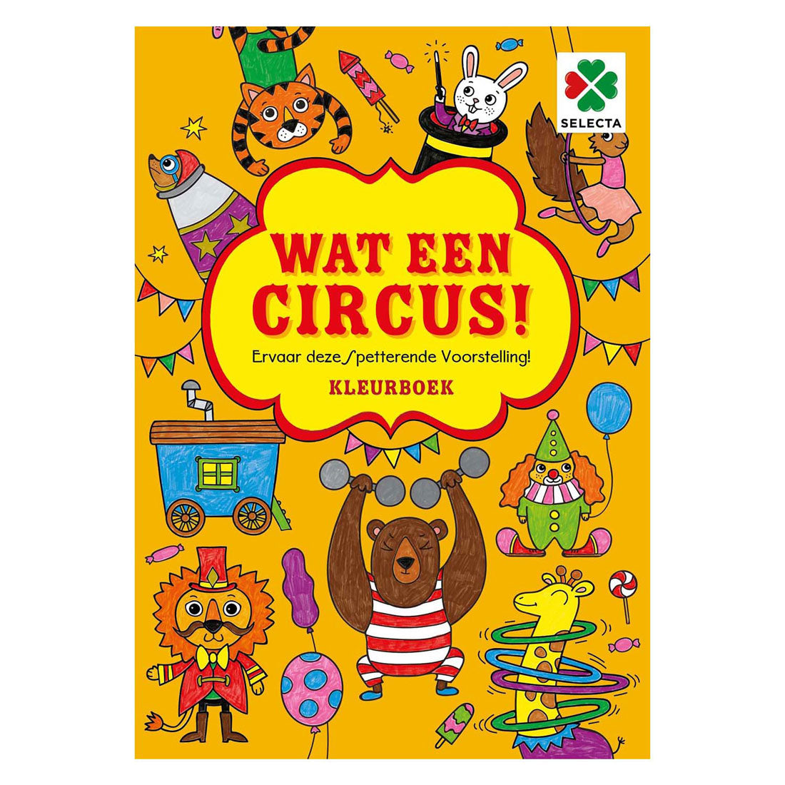 Select what in circus! coloring book