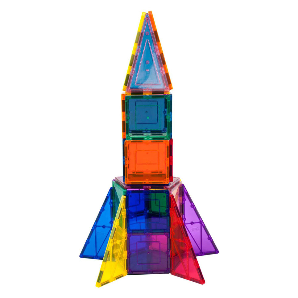 Selecta picassotiles rocket booster - magnetic bouwtiles, 32dlg.