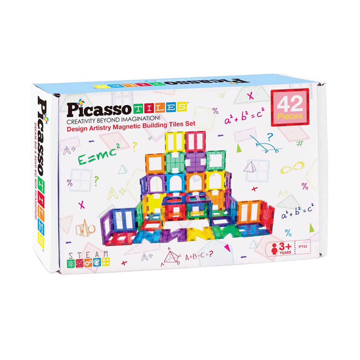 Selecta picassotiles artistry - mágneses építőlapok, 42 db.