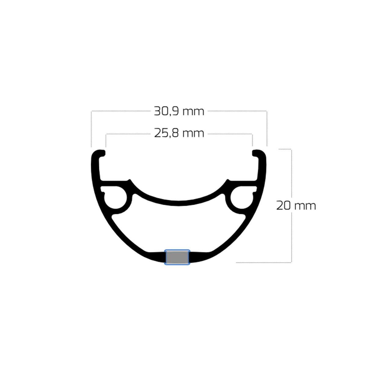 Predné koleso Roland ryde 28 rival26 shimano tc500 black