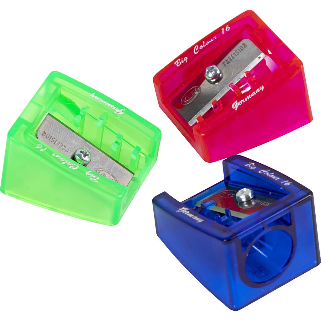 Lyra pencil sharpener, d 16 mm, colours may vary, 1 piece