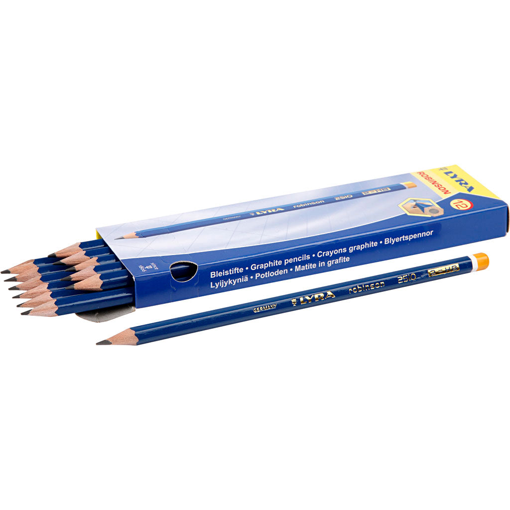 Lyra Robinson pencils, d 6.8 mm, hb, 2 mm lead, 12 pieces in a box