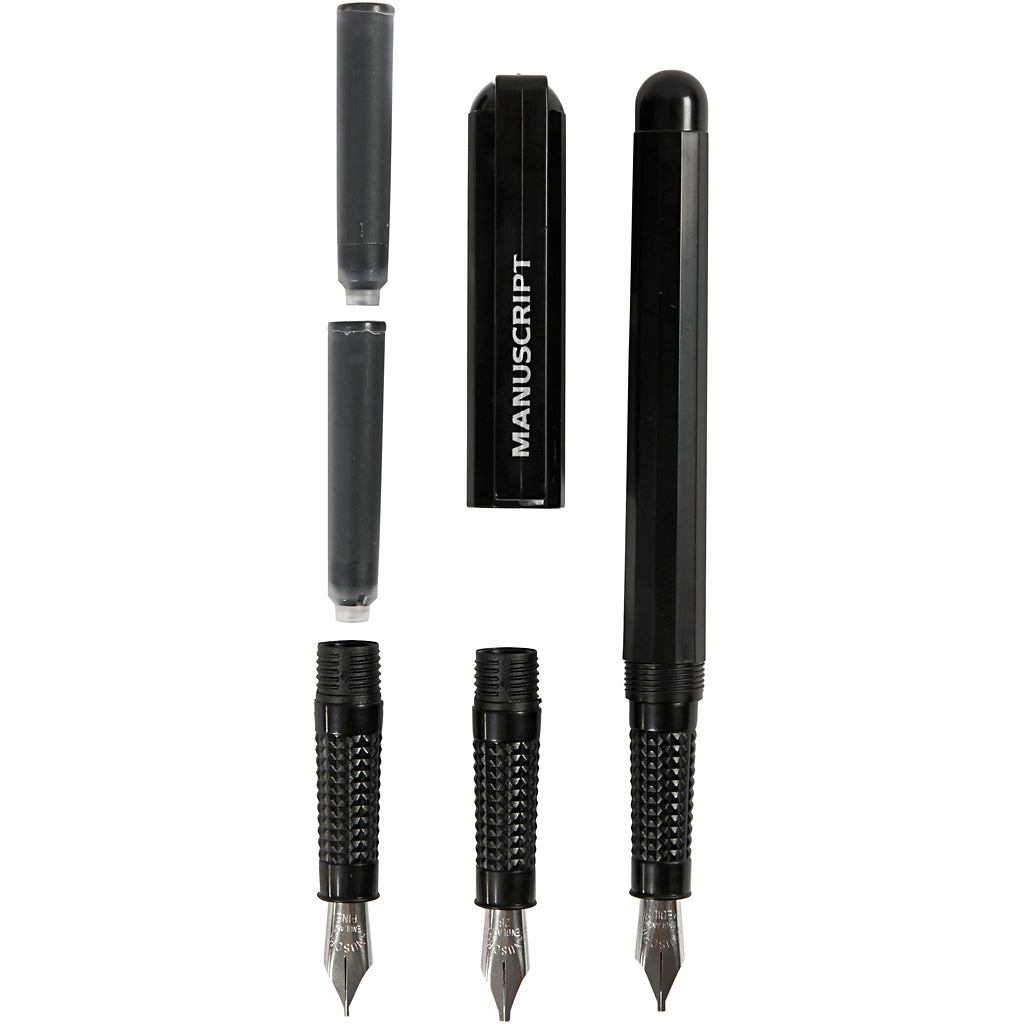 Quantore calligraphy pens for beginners, 3 pcs.