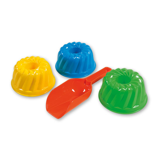 Scoop Androni avec 3 formes de sable