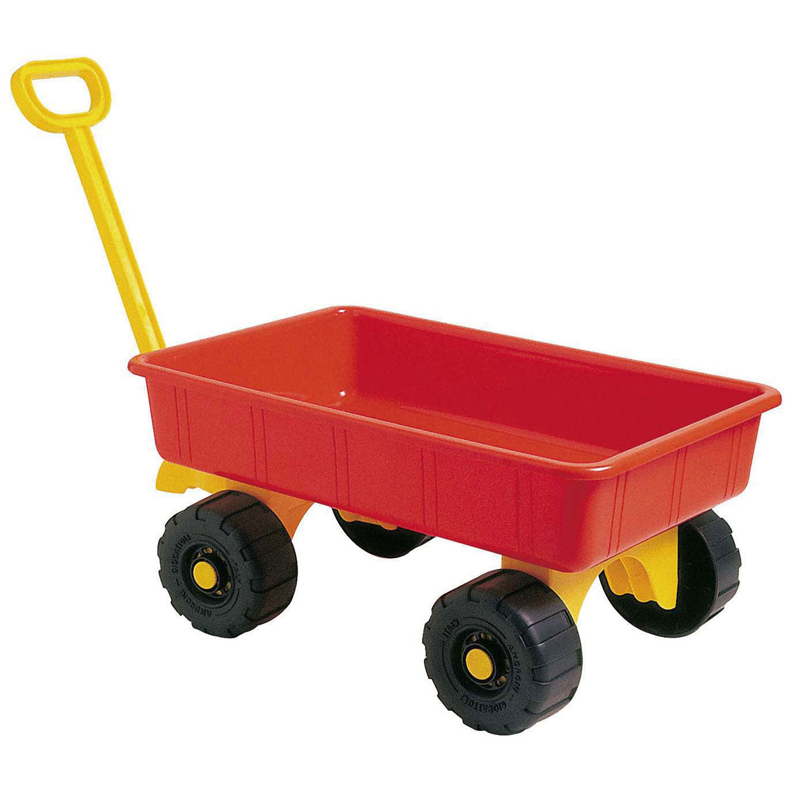 Androni red wheelbarrow with drawbar