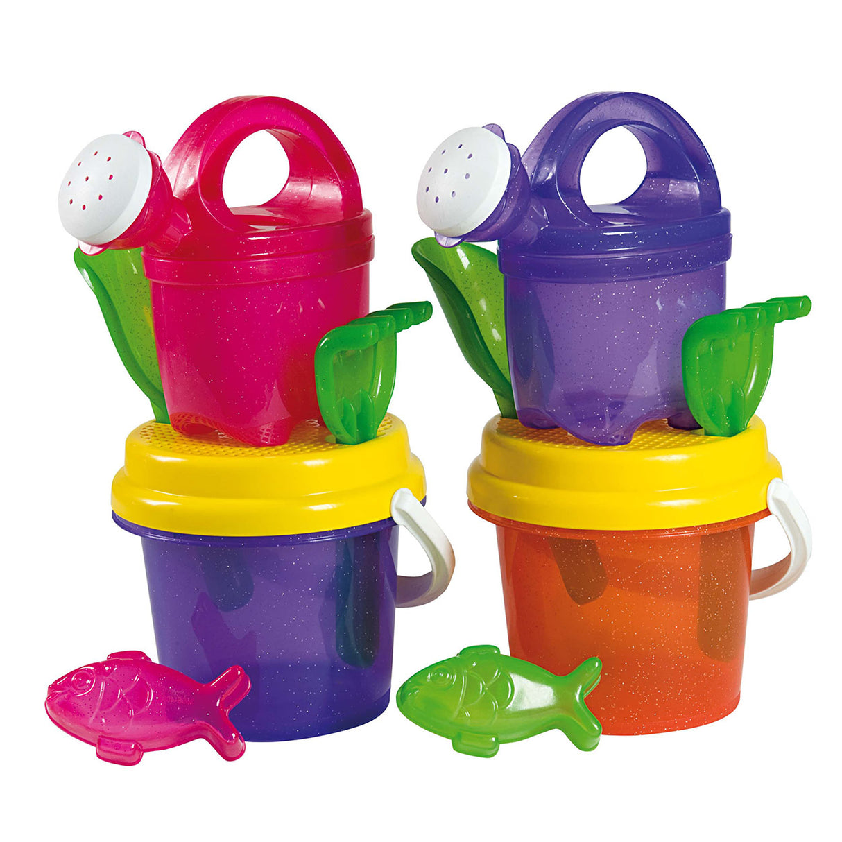 Androni glitter beach set, 6 pieces.