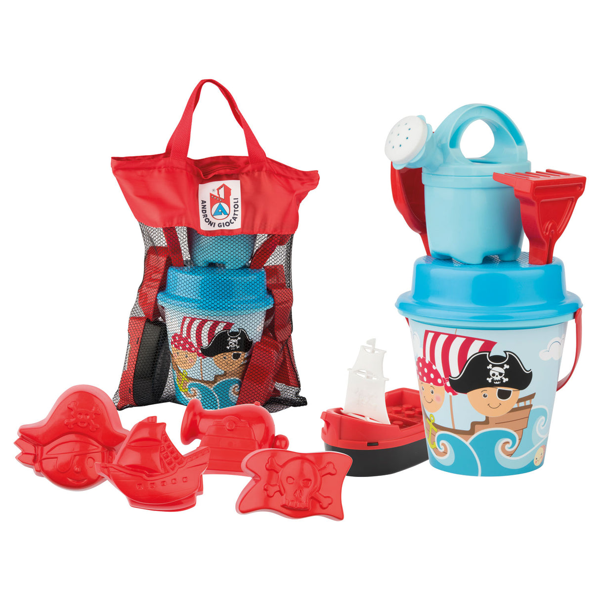 Androni beach set in pirate bag