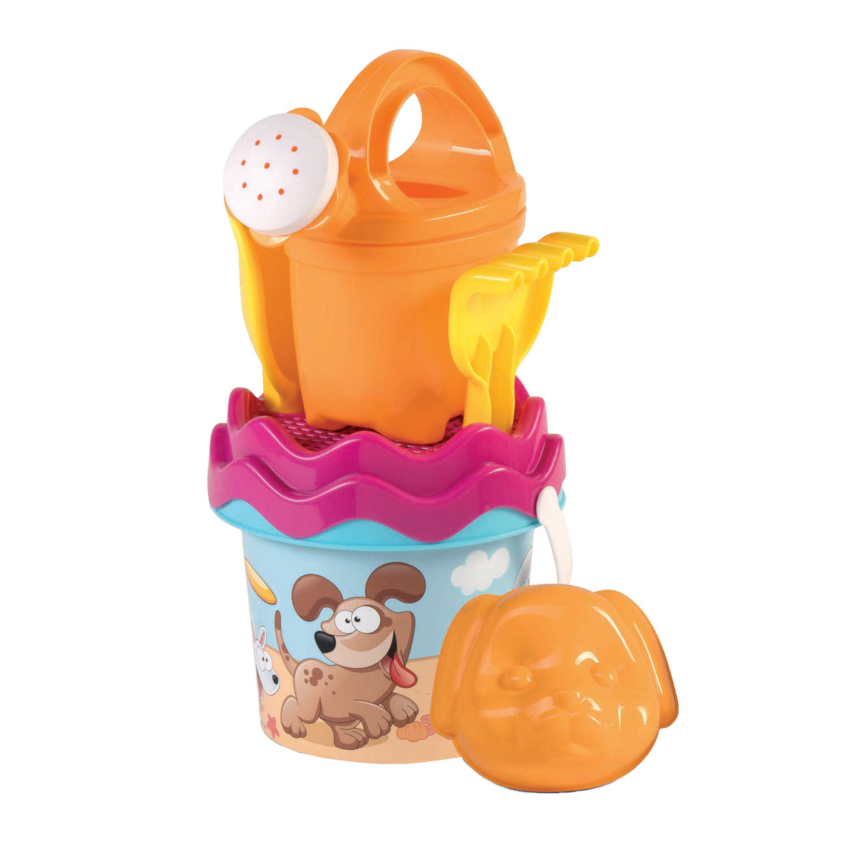 Androni bucket set za na plažo, 6 kosov.