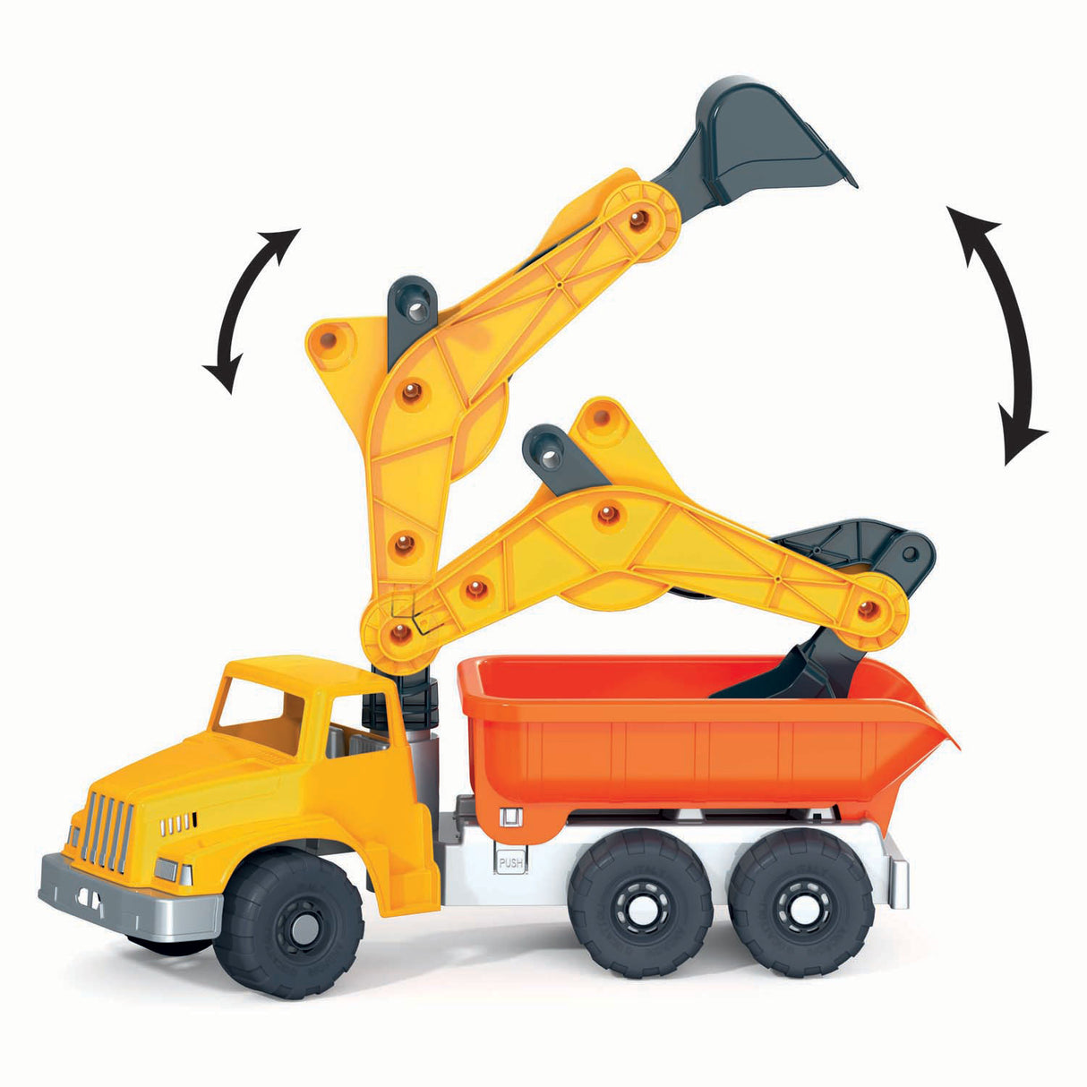 Androni мега самосвал камион с грайфер 75см